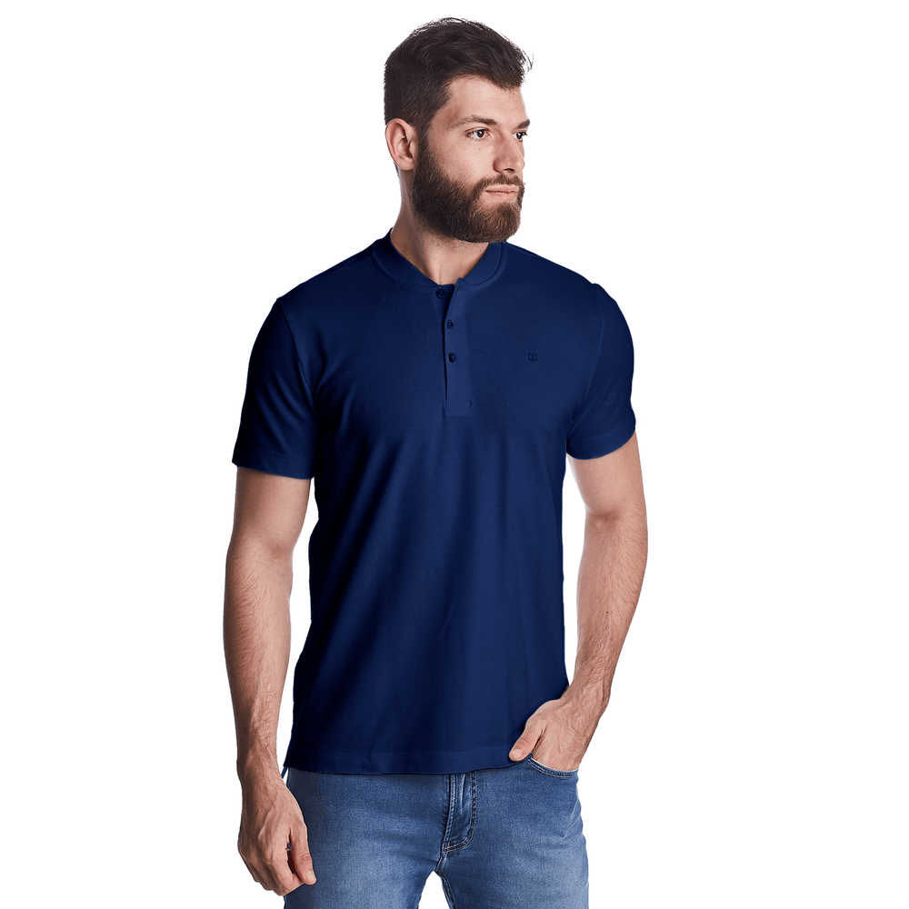 Camiseta-Slim-Masculina-Gola-Henley-Convicto